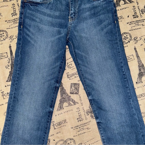 Lucky Brand NWT! Boy'S Blue Wash Adjustable Waist Classic Straight Jeans Size 8 - Picture 5 of 14
